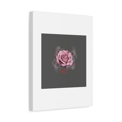 6 7 Valentine's Canvas | Viral Gothic Rose Wall Art | 6 7 Meaning Dark Romance