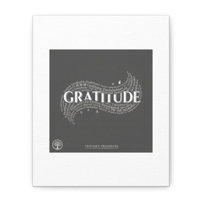 Gratitude Wall Art Matte Canvas | Tiny Treats, sweet uplifting print