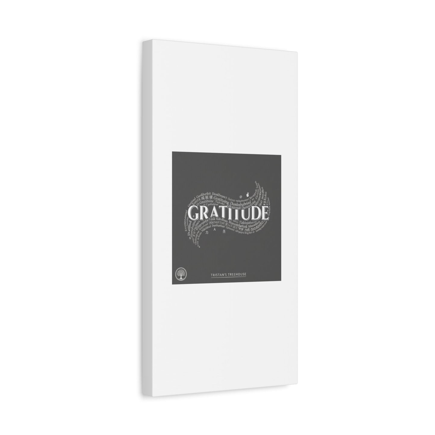 Gratitude Wall Art Matte Canvas | Tiny Treats, sweet uplifting print