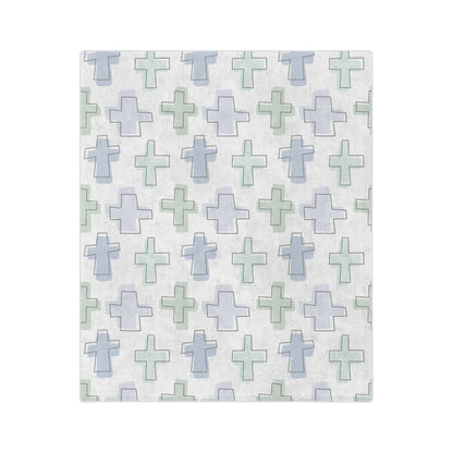 Rooted in Faith Minky Blanket