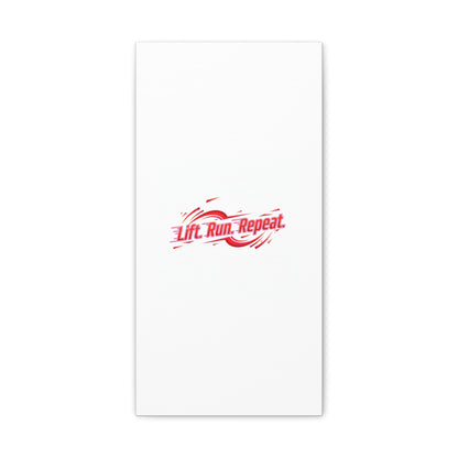 Lift Run Repeat Canvas | Fitness Wall Art, Gym Motivation