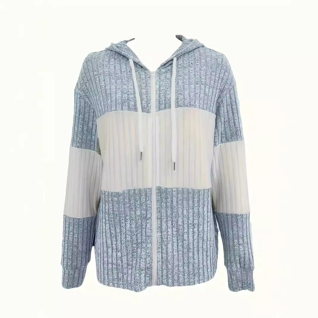 Hooded Casual Thermal Zipper Women's Coat