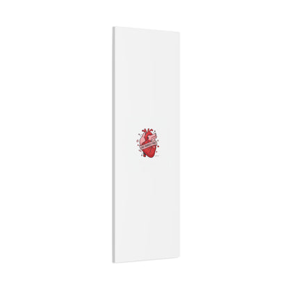 Love Yourself First Canvas, Hearts-with-a-Twist, Anti-Valentine Art