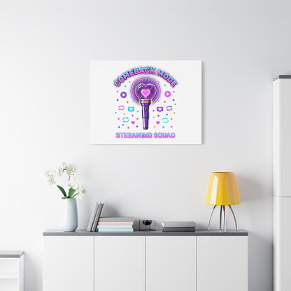 Comeback Mode Lightstick Canvas | K-pop Comeback, Streaming Squad