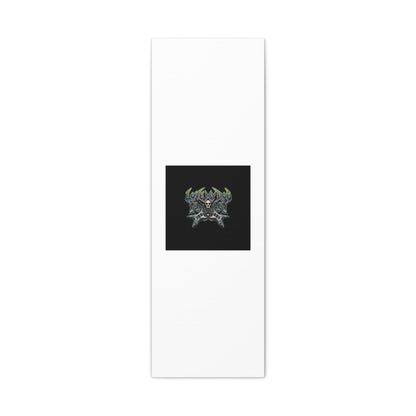 Love My Dog metal font Canvas | gothic wellness quote, edgy self-care merch