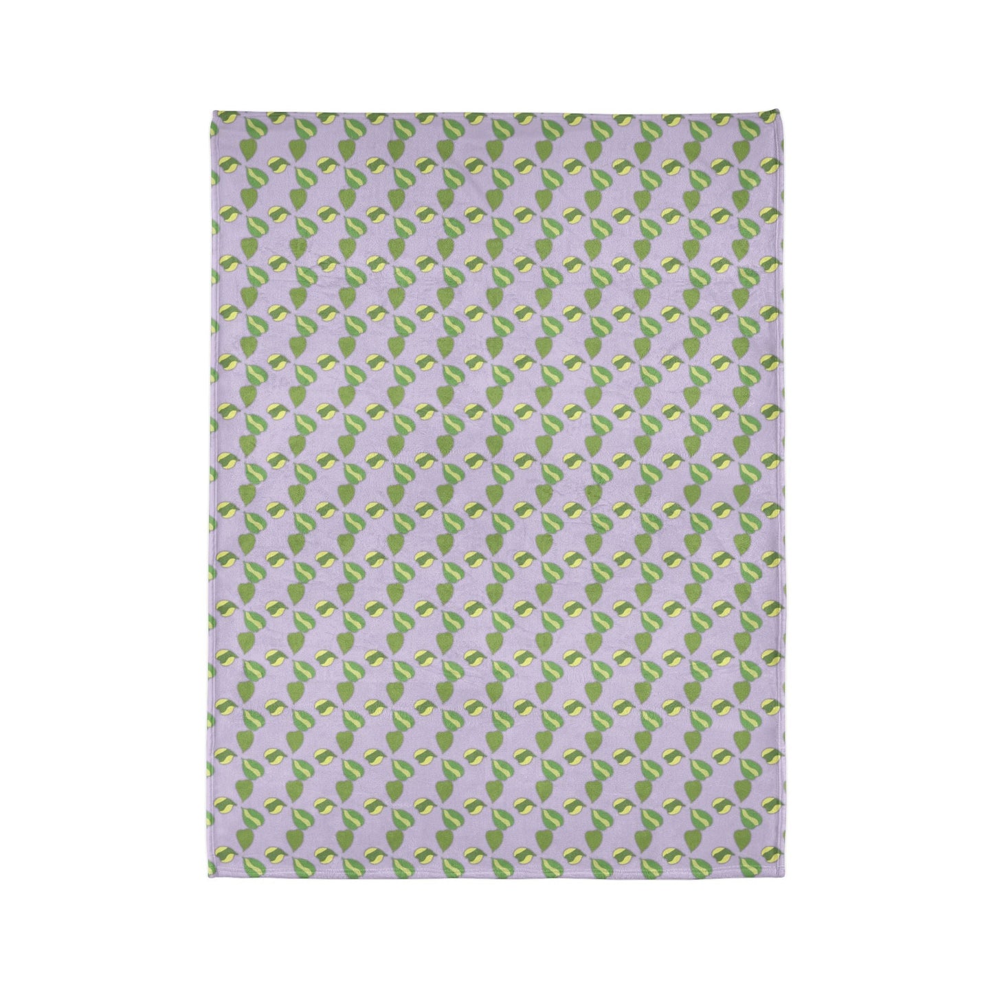 Hoya Kerrii Pattern Cozy Fleece Throw Blanket