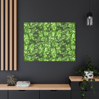 Aglaonema Pictum Canvas Print – Botanical Wall Art