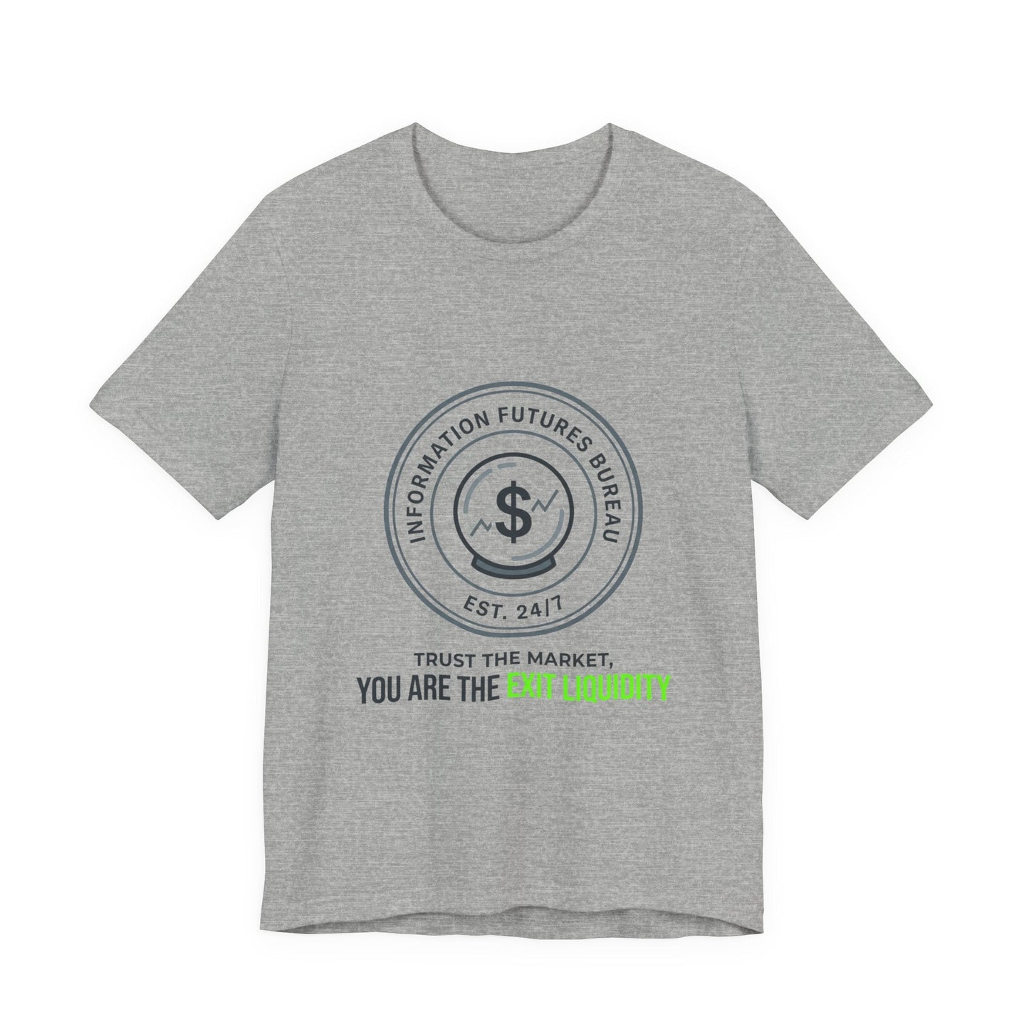 Exit Liquidity Tee | insider trading satire, prediction markets, finance humor