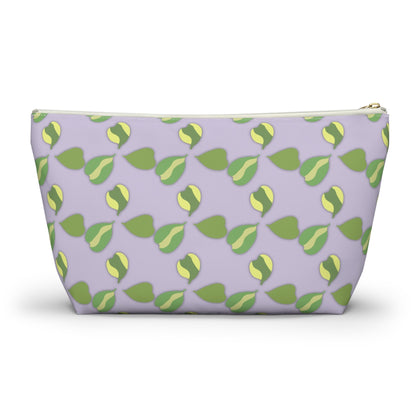 Hoya Kerrii Pattern Accessory Pouch – Makeup Bag With T-Bottom