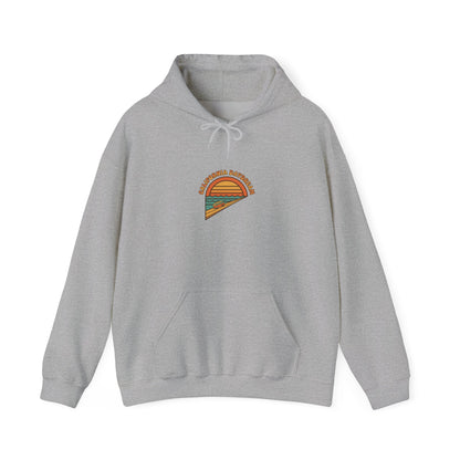 Golden Hour Retro Sunset Hoodie | 70s Sunset, Vintage Palm Postcard