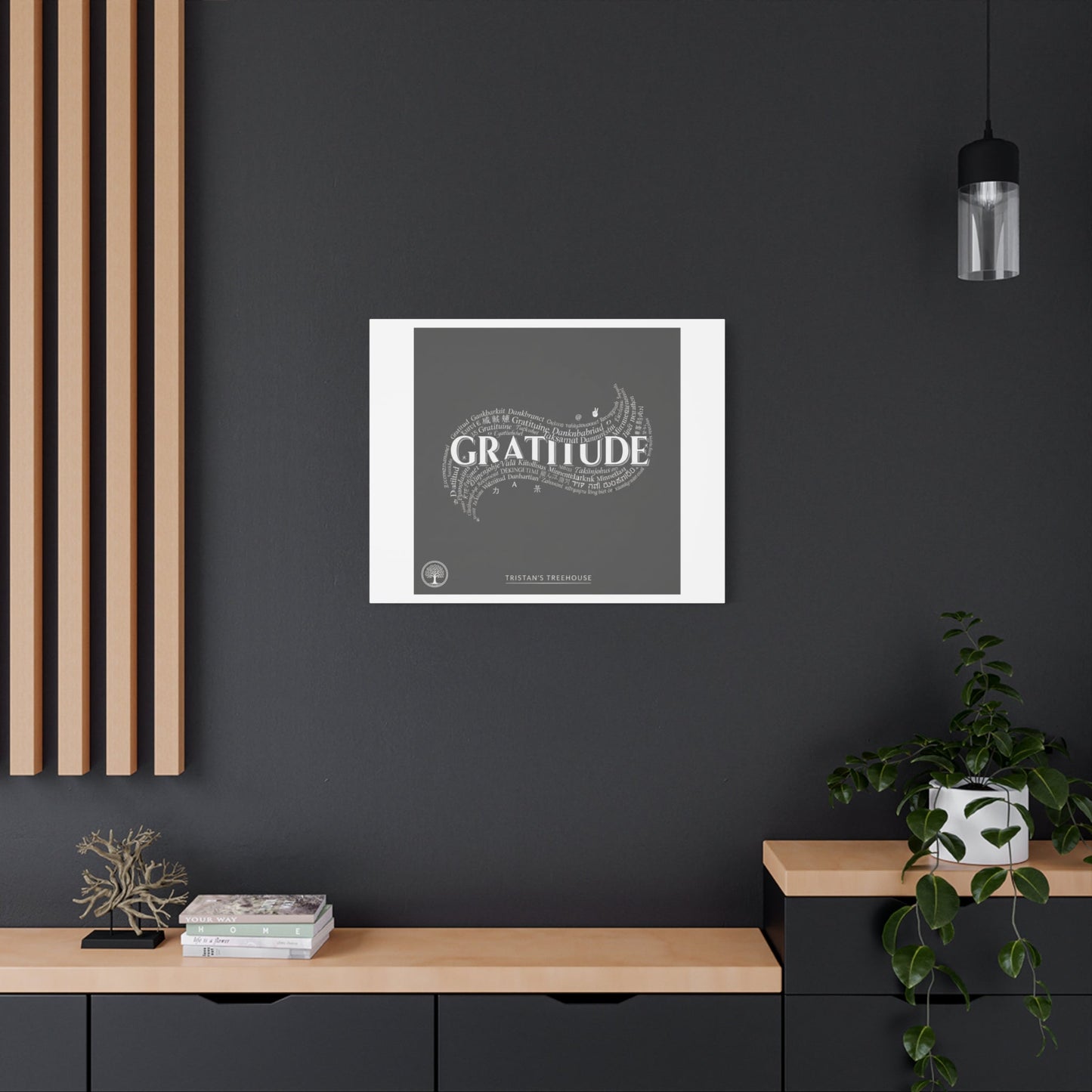 Gratitude Wall Art Matte Canvas | Tiny Treats, sweet uplifting print