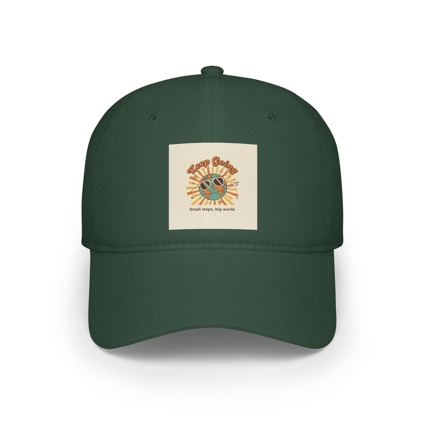 Keep Going: Small Steps, Big World Motivational Cap