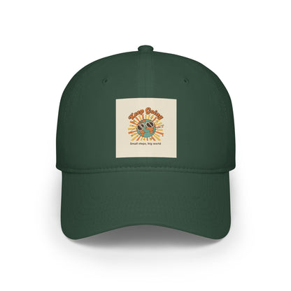 Keep Going: Small Steps, Big World Motivational Cap