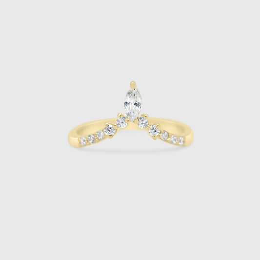 "Faye" Ring- Moissanite Collection
