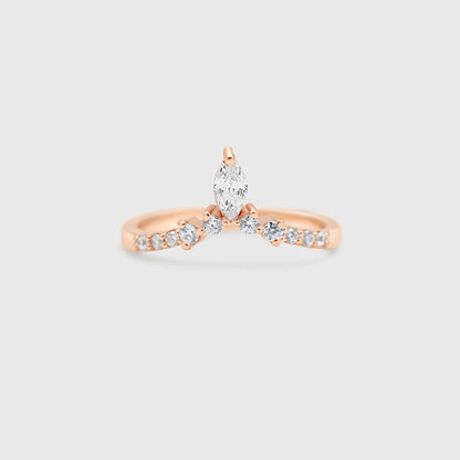 "Faye" Ring- Moissanite Collection