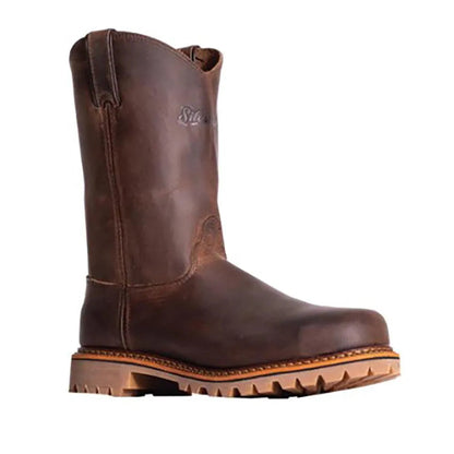 Silverado by Abilene Joe 10" (Steel Toe) - Vibram Sole Leather Cowboy Boots
