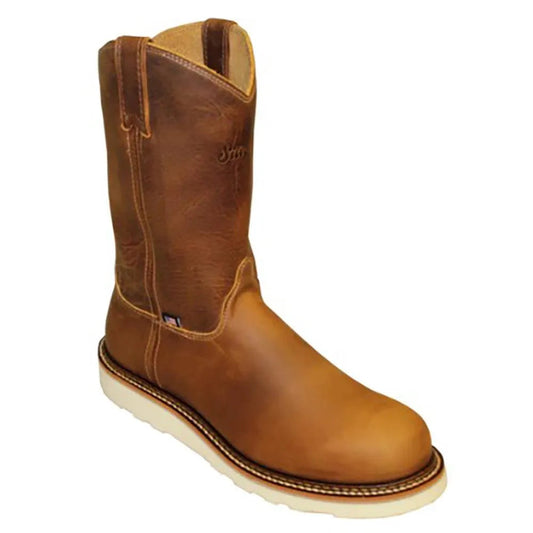Silverado by Abilene Joe 10" (Steel Toe) - Polyurethane Unit Wedge Sole Leather Cowboy Boots