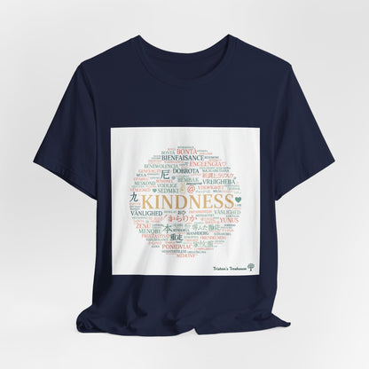 Kindness Word Cloud Tee | Fresh Start Minimalism, reset mode apparel
