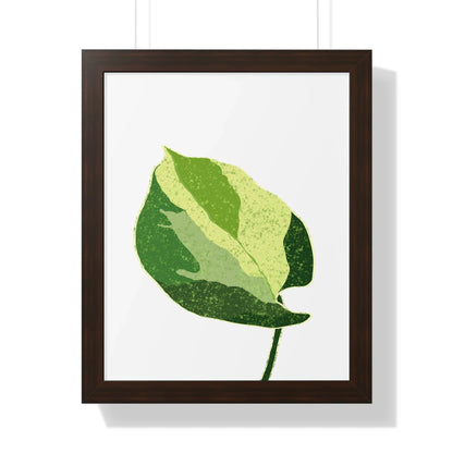 Manjula Pothos Illustrated Framed Print – Botanical Wall Art
