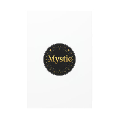 Mystic Circle tarot poster | occult type, esoteric print