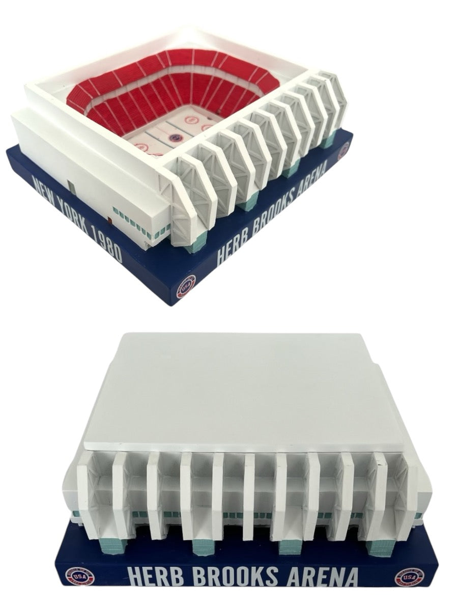1980 Olympic Herb Brooks Arena Lake Placid Miracle on Ice Ceramic Scale Replica 8"X7"X3"