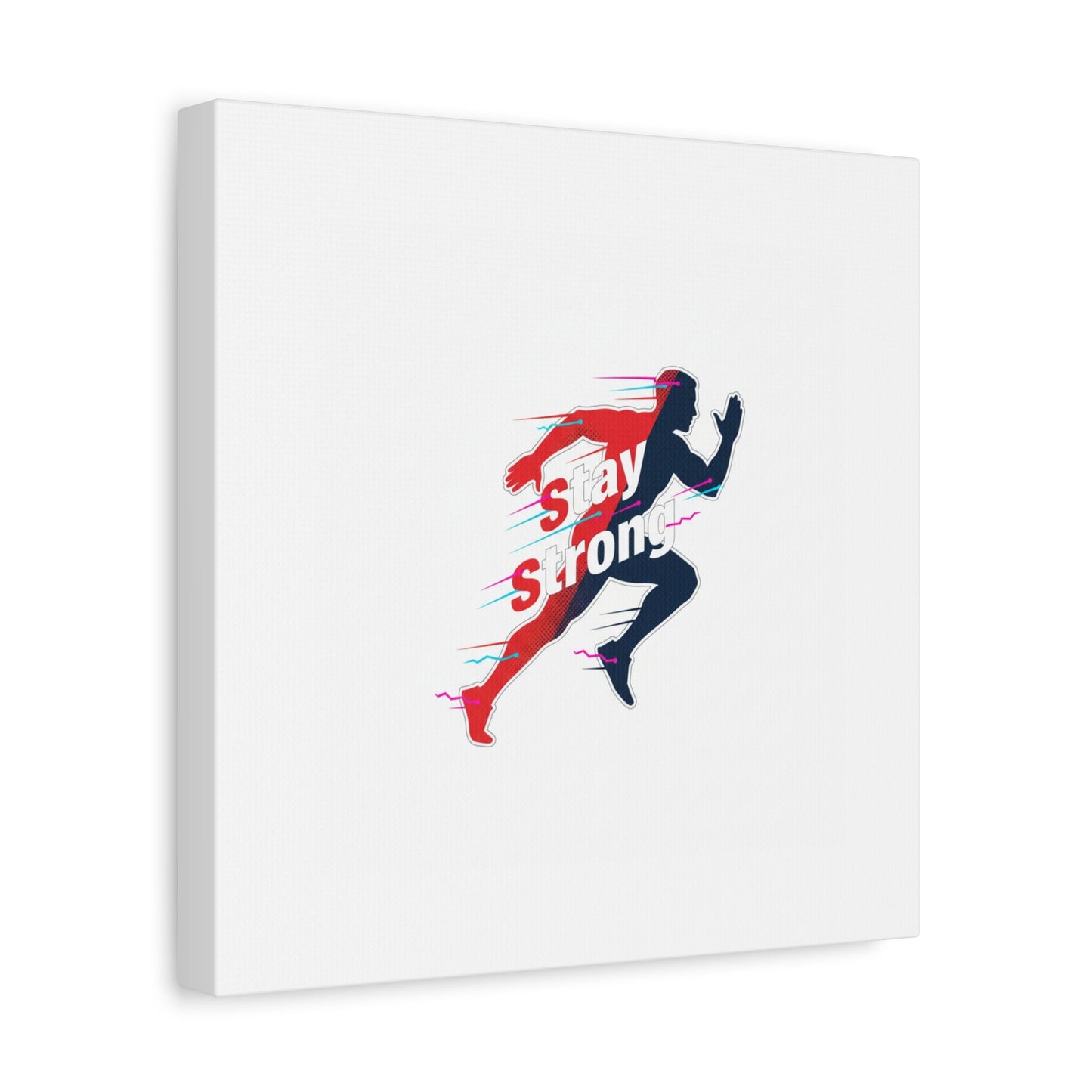 Stay Strong Runner Canvas | Fitness Motivation, Gym Wall Art