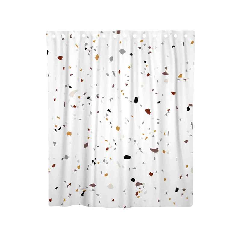 Bathroom Ins Morandi Terrazzo Shower Curtain