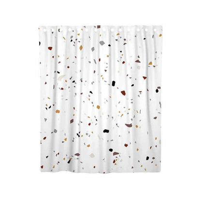 Bathroom Ins Morandi Terrazzo Shower Curtain
