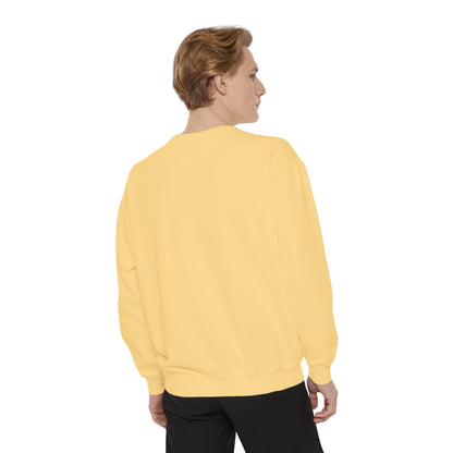 Dog Lover Sweatshirt — Neon Puppy Graphic Crewneck