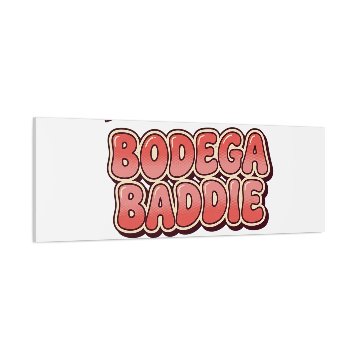 Bodega Baddie Matte Canvas, Stretched | NYC Y2K Corner Store Vibes