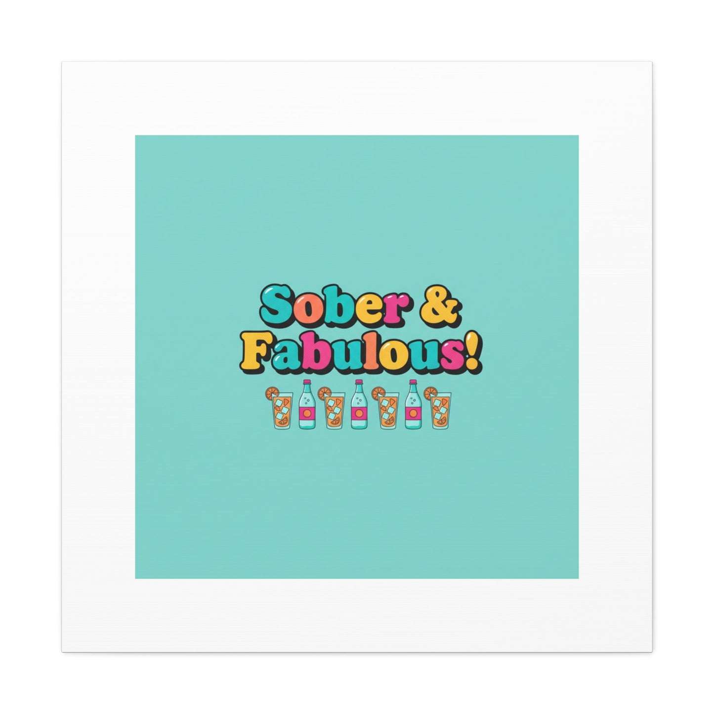 Sober & Fabulous! Canvas | Dry January, Mocktail Trend