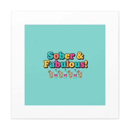 Sober & Fabulous! Canvas | Dry January, Mocktail Trend