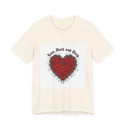 Love Dark and Deep Rose Heart Tee | Nu Romantic, Gothic Romance