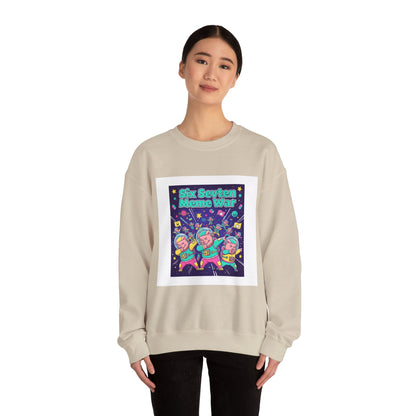 Meme War: Six vs. Seven Crewneck Sweatshirt