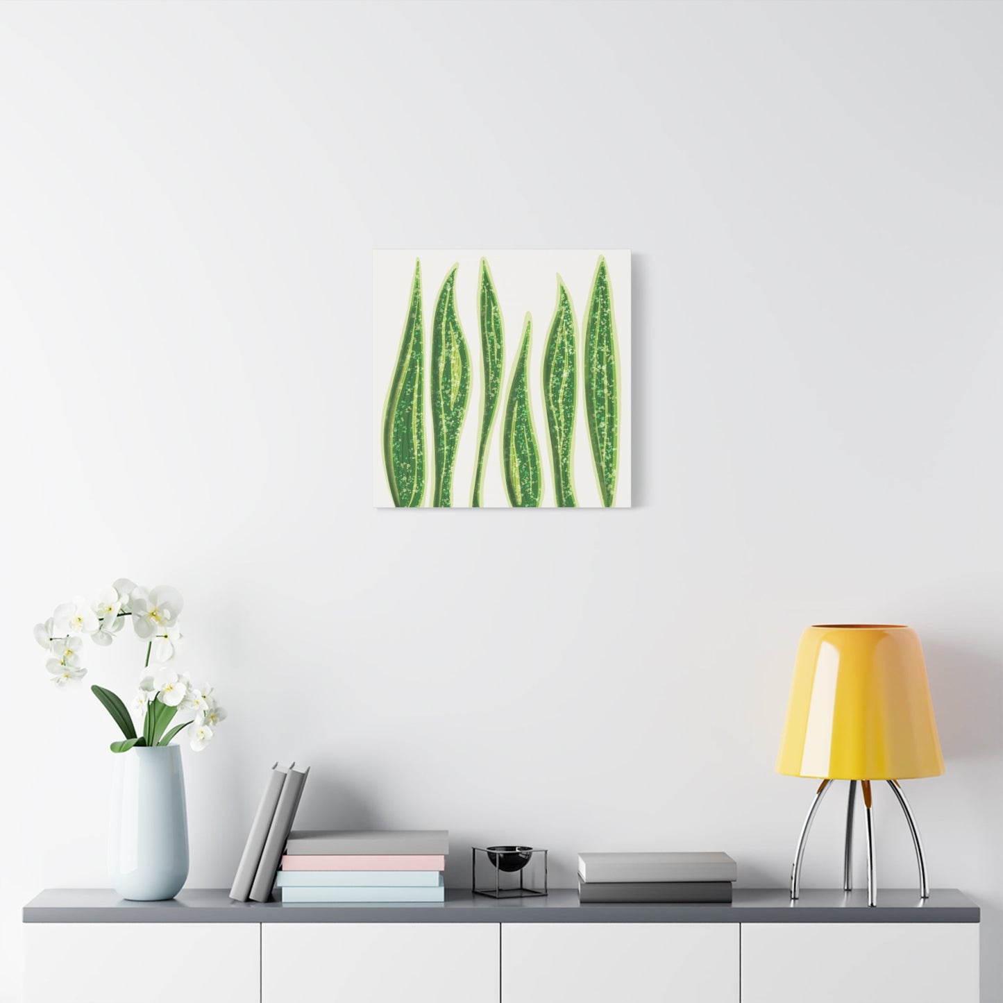 Snake Plant Canvas Print – Botanical Wall Art