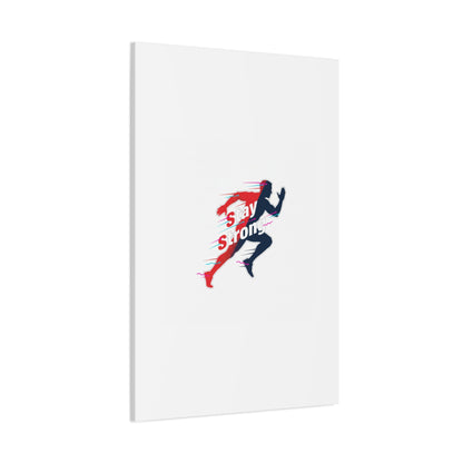 Stay Strong Runner Canvas | Fitness Motivation, Gym Wall Art