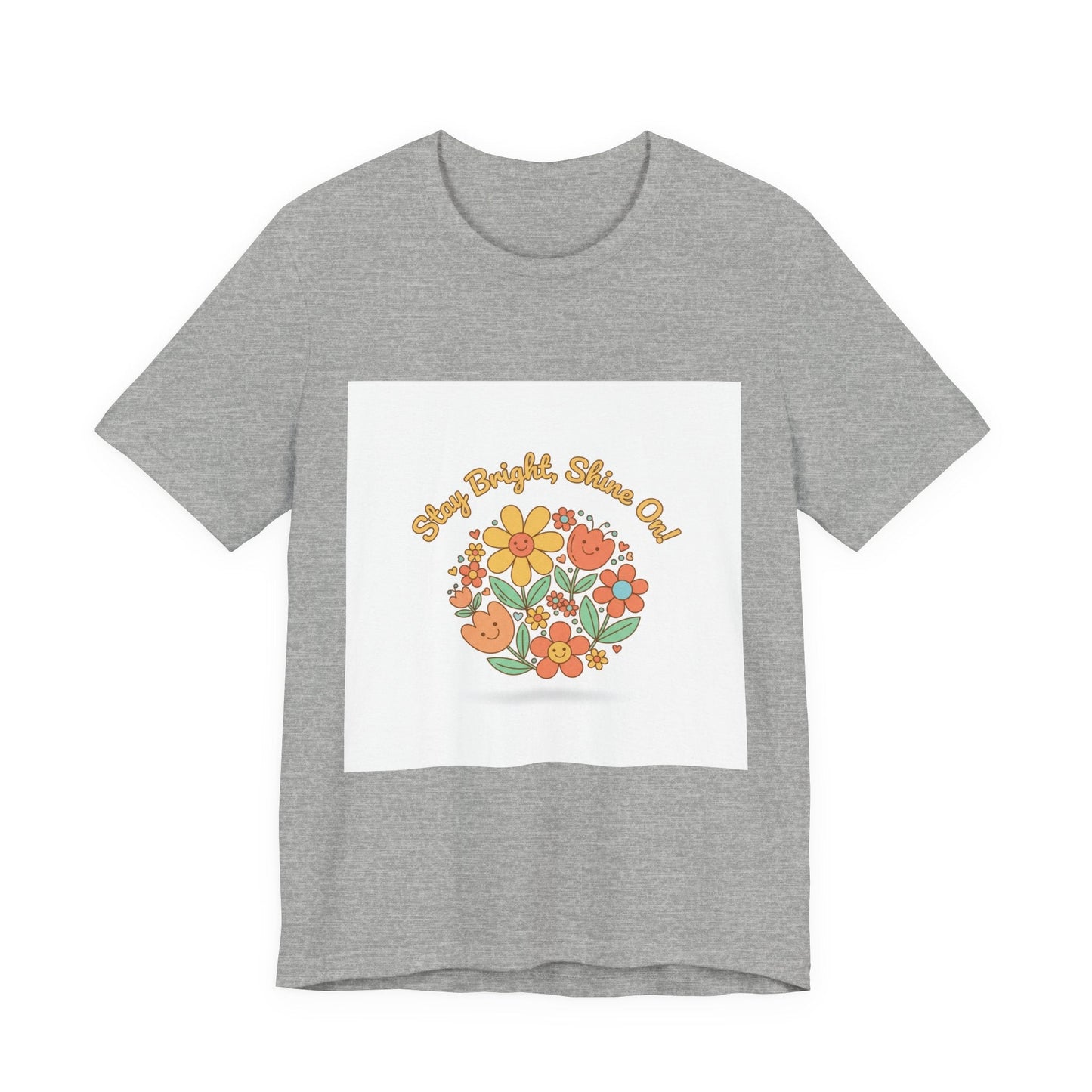 Sunny Bright Shine On tee | Hope Shirt, Radical Optimism Aesthetic