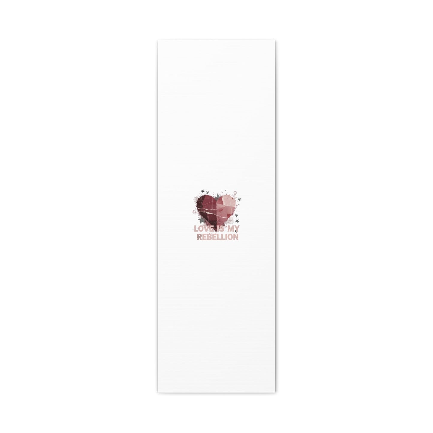 Love Is My Rebellion Canvas | Soft Grunge Hearts, Distressed Valentine Collage