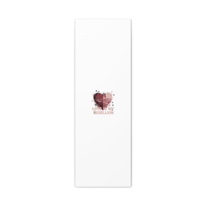 Love Is My Rebellion Canvas | Soft Grunge Hearts, Distressed Valentine Collage