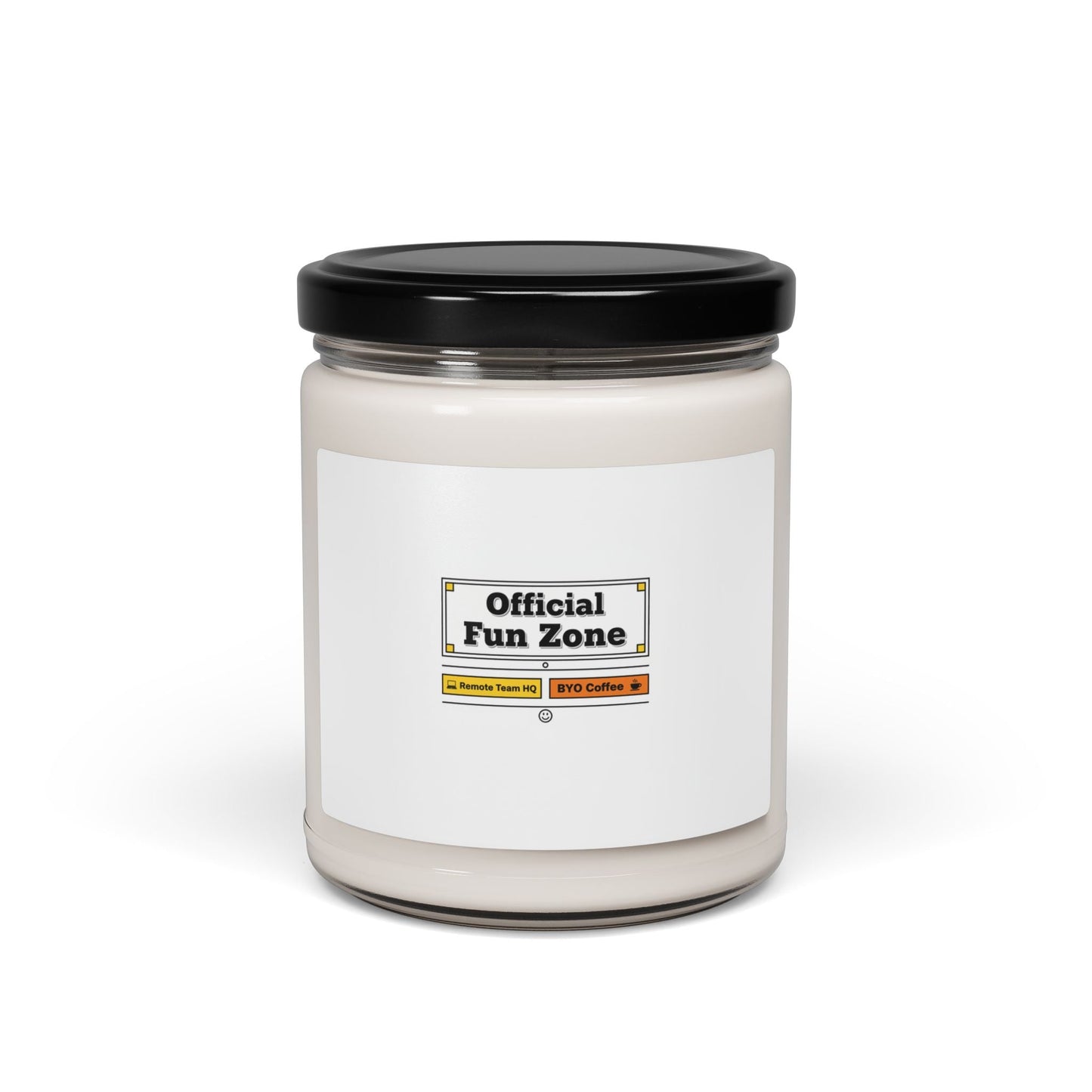 Official Fun Zone Candle | Office Sign Parody, Workplace Humor Soy Candle