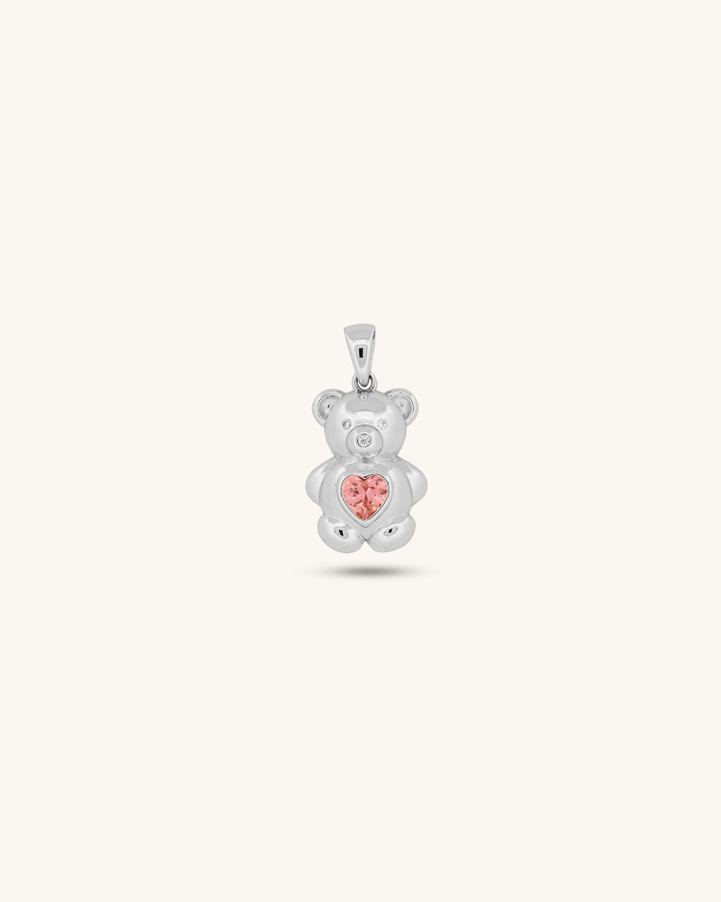 Pinky Teddy Bear Pendant