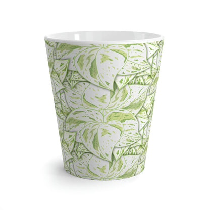 Snow Queen Pothos Pattern Ceramic Mug 12 oz
