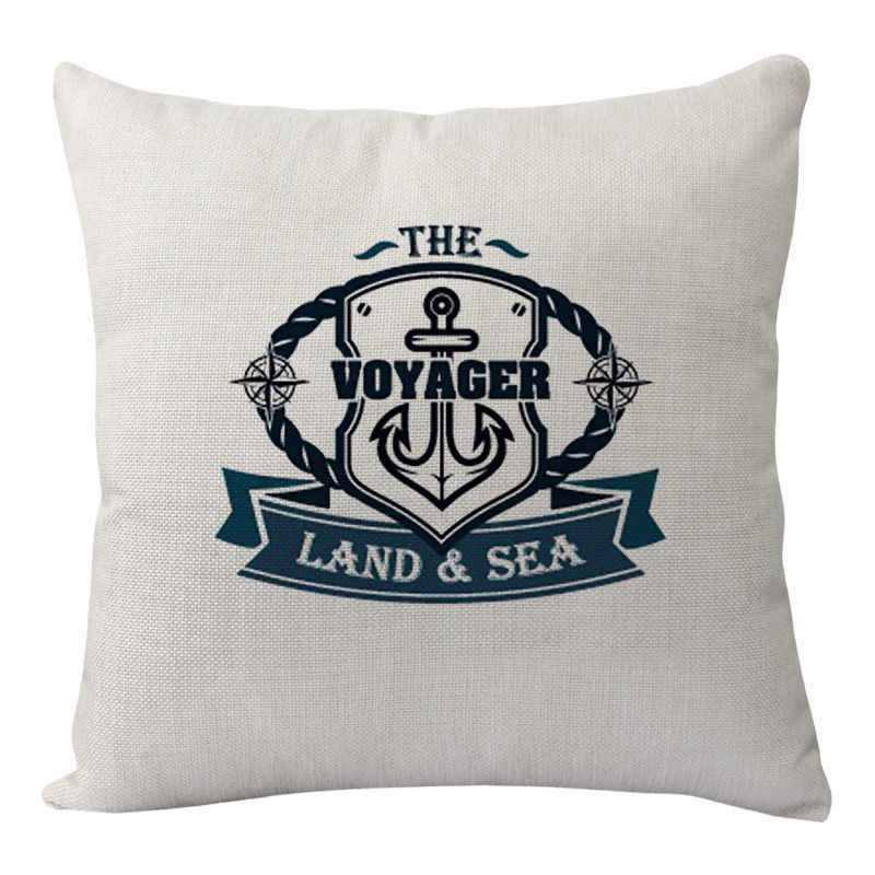 New Lighthouse Anchor Digital Printing Linen Pillowcase