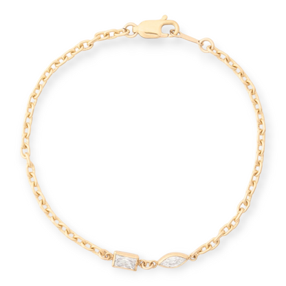 two stone bracelet