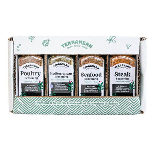 Mediterranean Inspired Seasonings Gift Set