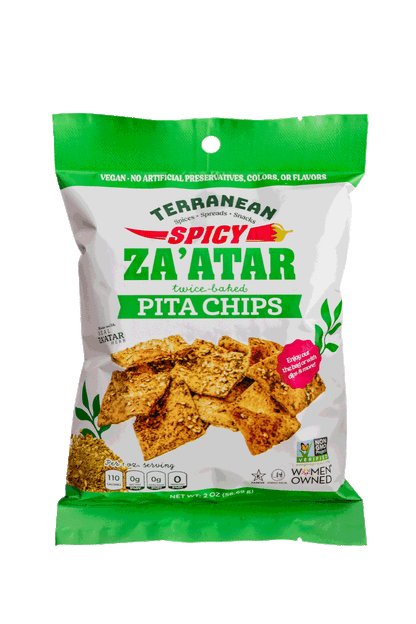 12 Pack of Pita Chips (2 oz.) - Choose your flavor