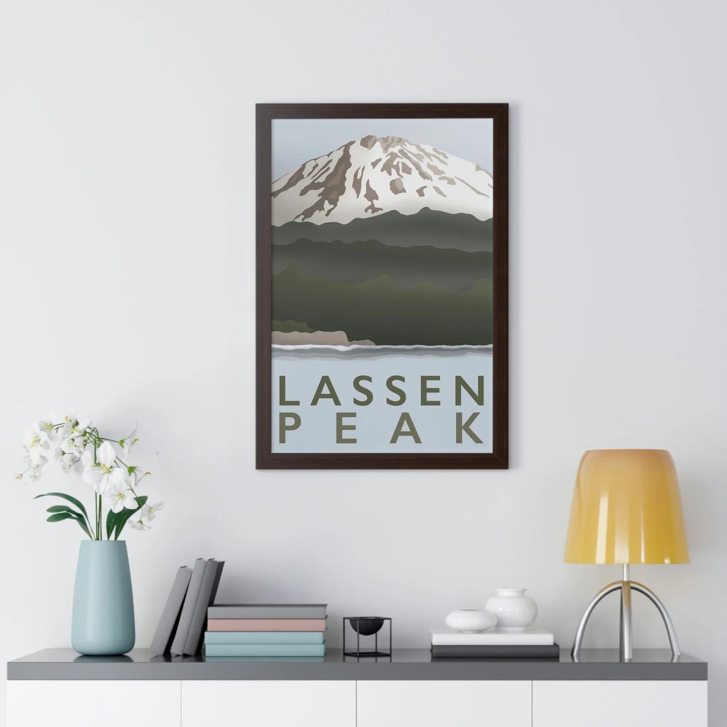 Lassen Peak Framed Print – Wall Art