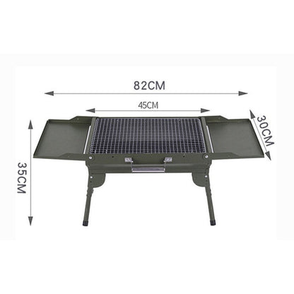 Installation-free Integrated Portable Barbecue Grill