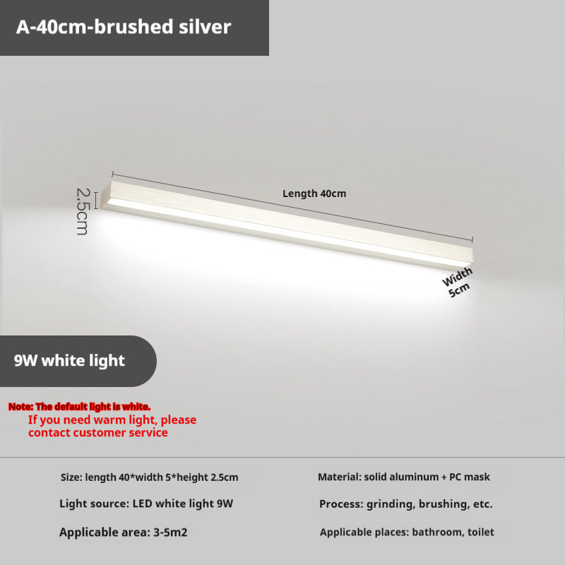 Toilet Special Punch-free Bathroom Wash Cosmetic Mirror Wall Lamp