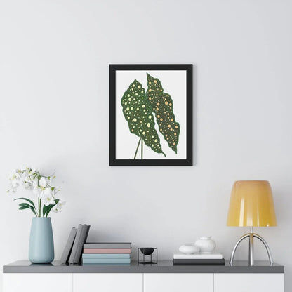 Begonia Maculata Framed Print – Botanical Wall Art